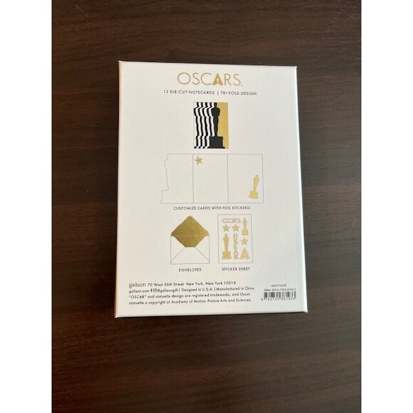 2025 97th Academy Awards OSCARS DIECUT NOTECARD SET NIB + Free Bonus - Picture 3 of 5